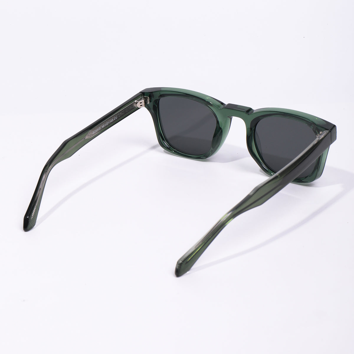 Milan Green Black Polarized Wayfarer Sunglasses