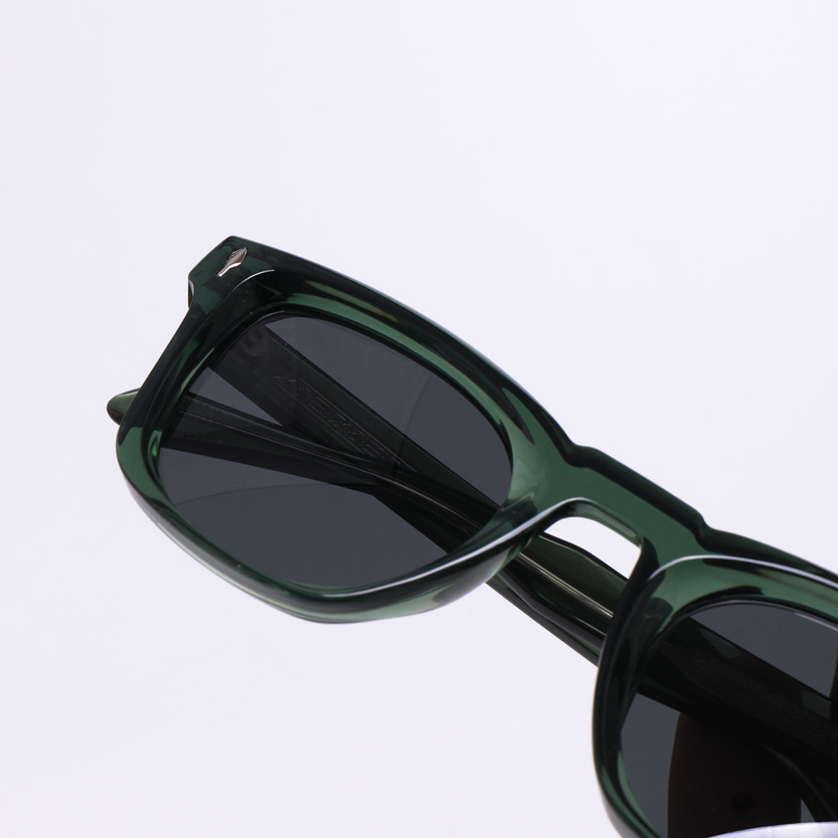 Milan Green Black Polarized Wayfarer Sunglasses