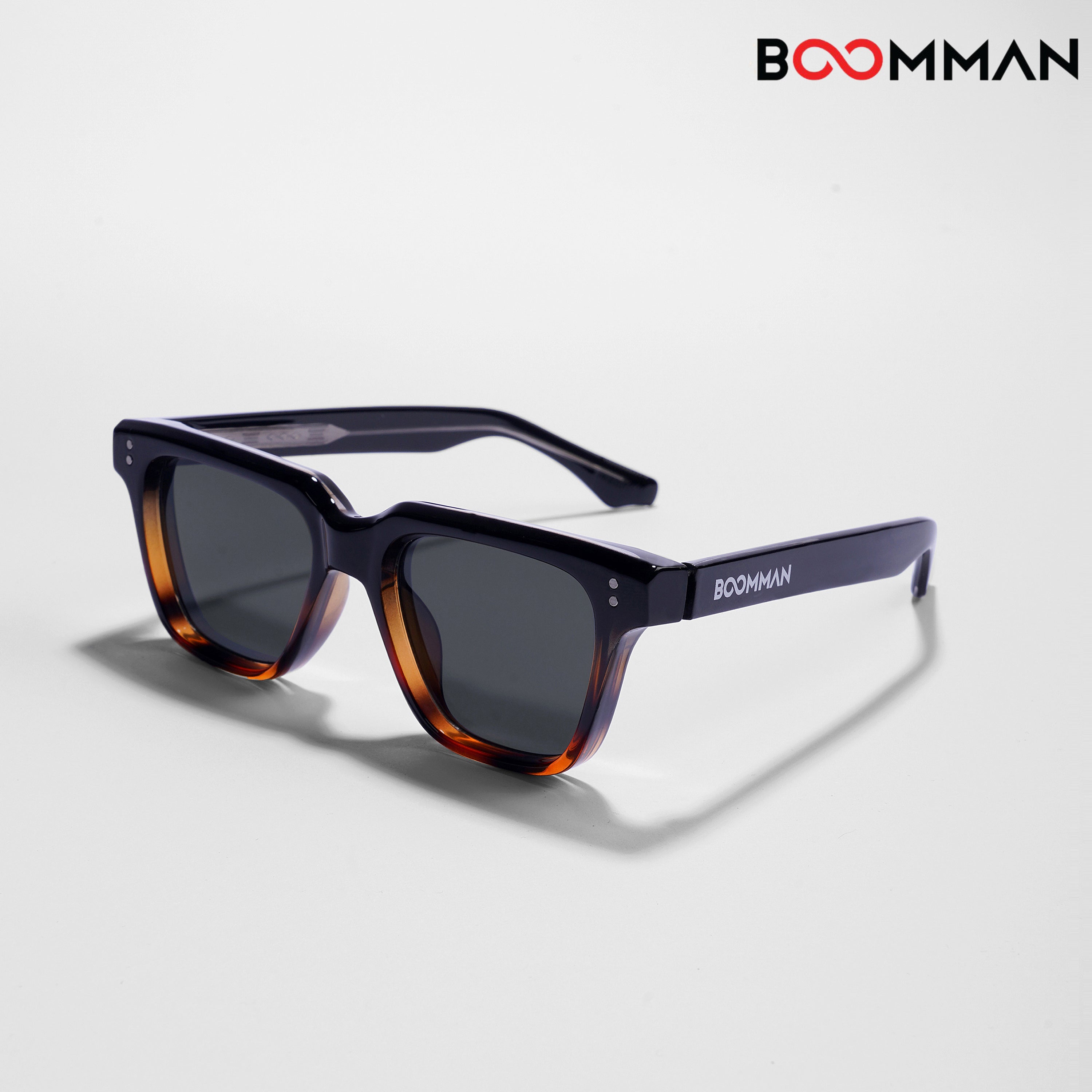 DualTone Tortoise Black Wayfarer Sunglasses (Unisex)