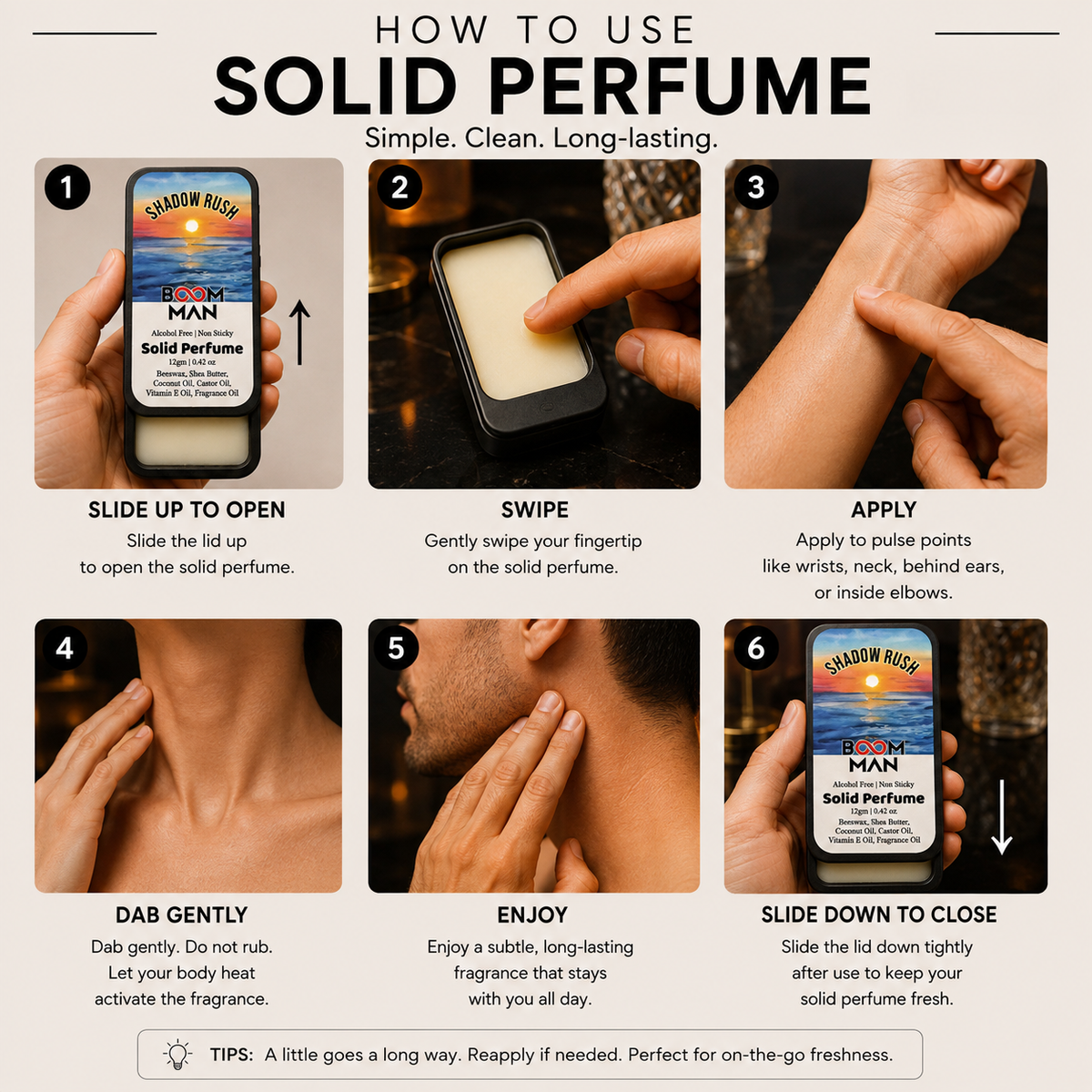 Shadow Rush Solid Perfume ( Unisex )
