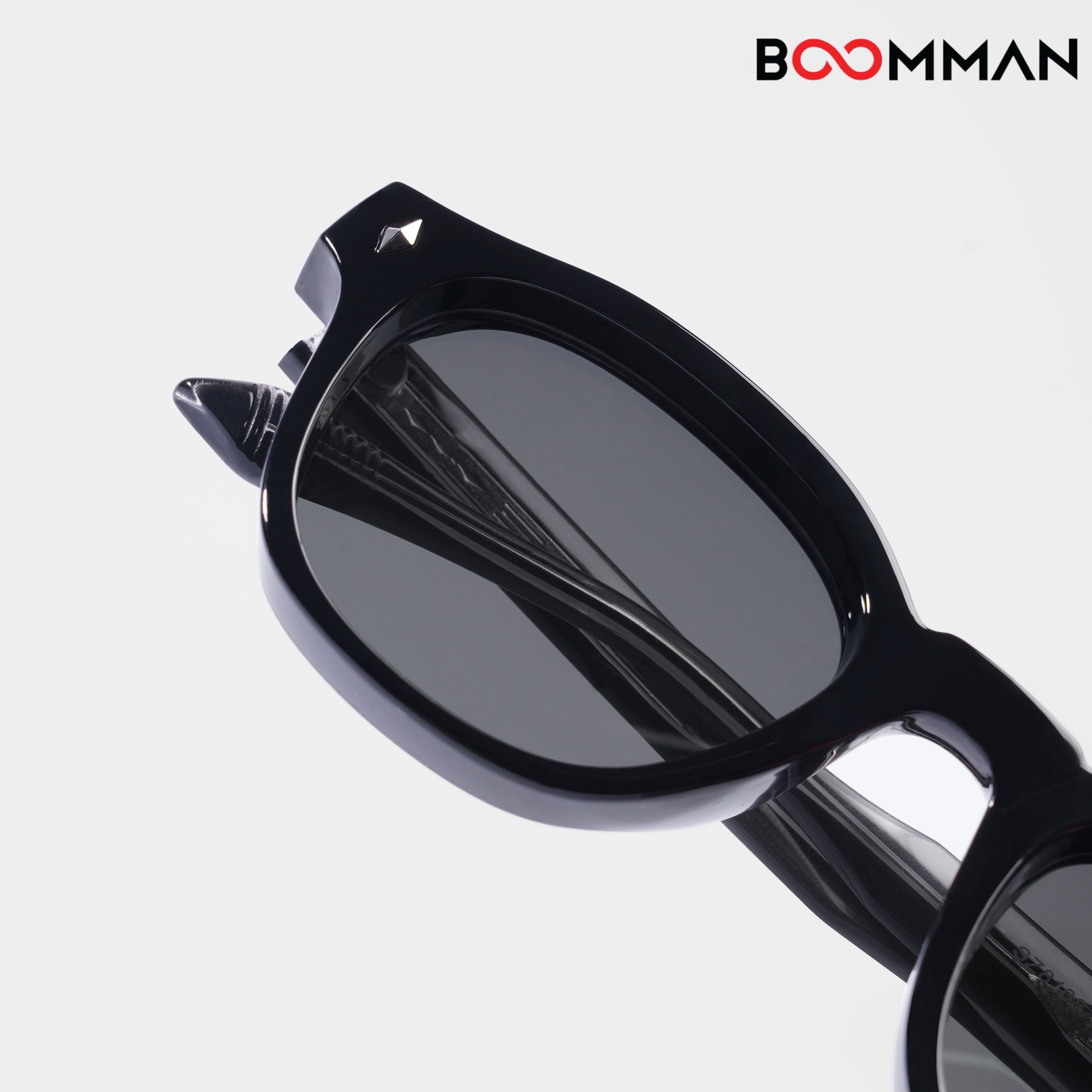 Midnight Curve Designer Black Sunglasses (Unisex)