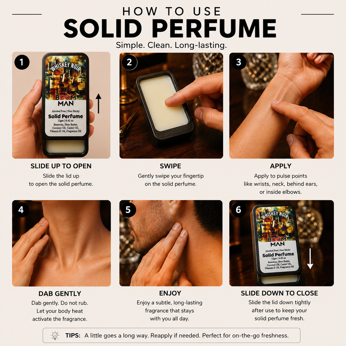 Whiskey Noir Solid Perfume ( Unisex )