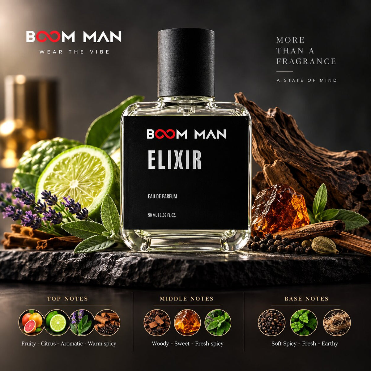 Boom Man Elixir Eau De Parfum (30% oil Conc.)