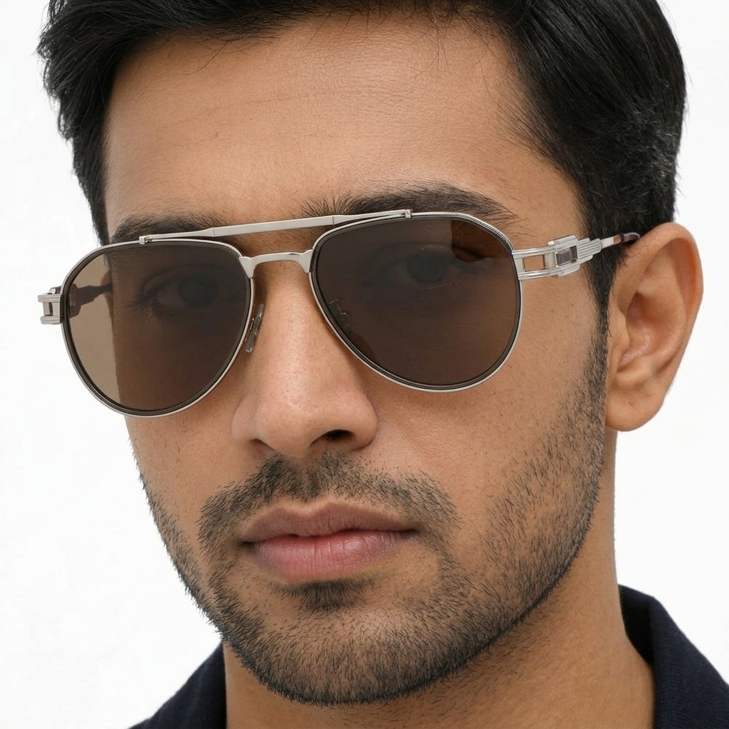 Titan Pilot Polarized Aviator Sunglasses ( Unisex )
